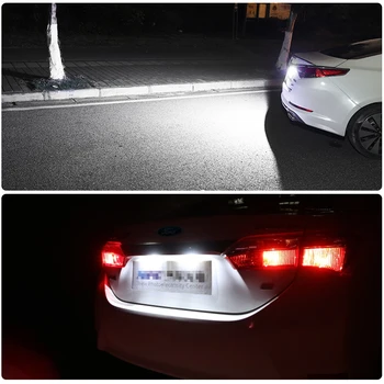 2x LED Auto spz Světla Auto Zadní koncová Světla Žárovky Pro Ford Focus 5D Fiesta Mondeo MK4 C-Max, MK2 S-Max Galaxy Kuga