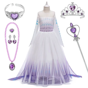 3-12 Let Děti Cosplay Princezna Šaty Pro Dívky Na Halloween Carvinal Kostým Děti Party Dlouhé Oblečení
