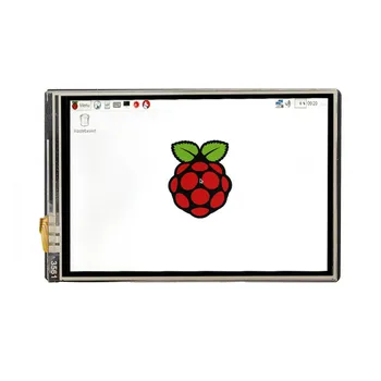 3,5 palcový TFT LCD Displej Dotykový Displej + ABS Pouzdro + chladič Pro Raspberry Pi 4B 3B+ 3B