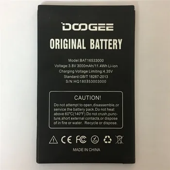 3.8 V, 3000mAh DOOGEE X9 pro BAT16533000 Náhradní Baterie Pro DOOGEE 5.5 palcový X9 pro Bateria Batterij Mobilní Telefon Baterie