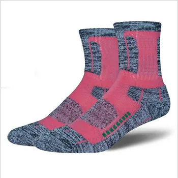 3 Páry, Kvalitní Značkové Ponožky Ženské Tepelné Zimní Teplé Ponožky Ženy Quick-Dry Prodyšná Tlustý Ručník Bavlny Dívky Ponožky Meias