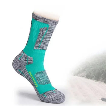 3 Páry, Kvalitní Značkové Ponožky Ženské Tepelné Zimní Teplé Ponožky Ženy Quick-Dry Prodyšná Tlustý Ručník Bavlny Dívky Ponožky Meias
