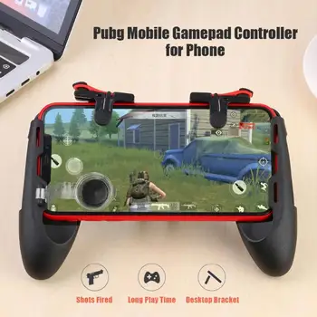 3 v 1 Mobilní Gamepad Ovladač Joystick Kohoutek Požární Tlačítko s Telefonem Držák pro PUBG pro iPhone Android IOS