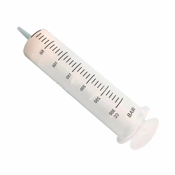 300 ml Plastové injekční Stříkačky velkokapacitní Stříkačky Transparentní Opakovaně Sterilní Měření Injekční Stříkačky Živin, Hydroponie