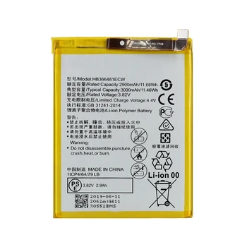3000mAh originální Baterie HB366481ECW pro Huawei P9 p9 Lite čest, 8 p10 Lite y6 II p8 Lite 2017 p20 Lite p9lite čest 5c