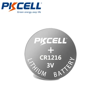 30ks/6Pack PKCELL CR1216 Lithiová knoflíkové Baterie knoflíkové 3V pro Hodinky, Elektronické Hračky Dálkové