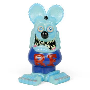 33CM Modrá KRYSA FINK Myši Akční figurka Ed Big Daddy Roth Sběratelskou Model Hračka Vánoční Dárek
