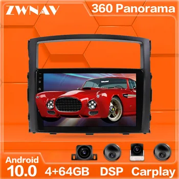 360 Kamery systému Android Auto Multimediální Přehrávač Pro Mitsubishi Pajero 2006-11 GPS Navi Rádio stereo IPS Dotykový displej hlavní jednotky