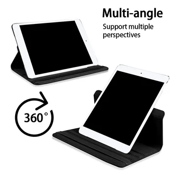 360 Rotační Tablet Pouzdro pro Apple IPad 2/3/4/ IPad Mini 4/5/iPad 5th Gen/6th Gen/7 Gen/8 Gen Stand Kožené Pouzdro + Pero