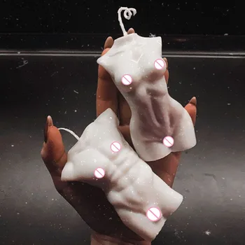 3D Lidské Tělo Silikonové Svíčka Formy Ženského Parfému Výrobu Mýdla, Vůně Pryskyřice, Sádry Dort DIY Umění Sochařství Formy Zdobení Nástroj