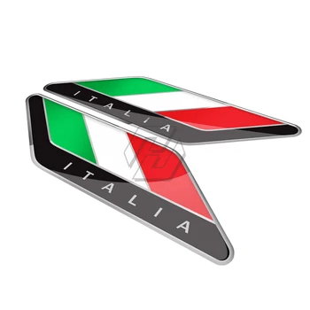 3D Motocykl Obtisk Auto Nálepka Itálie Flag Nálepka Italia Nálepku Případě pro Aprilia Ducati Suzuki Yamaha Honda Kawasaki Duke