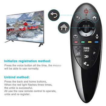 3D Smart TV Dálkové Ovládání LG AN-MR500 Samsung Magic Motion Televize-MR500G UB UC ES Série Infračervené LCD