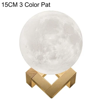 3D Tisk Moon Light USB Nabíjecí 2/3/16 Barvu Ručně Vyřezávané Noční Světlo Solné Lampy, 8 cm 10 cm 15 cm 18 cm 20 cm