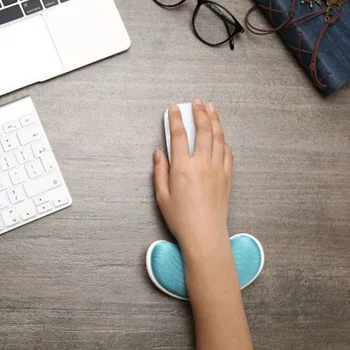 3D Zápěstí Zbytek Silikagel Ruky Polštář z Paměťové Pěny Podložka pod Myš protismykové podložka pod Myš Zdravé Pad pro PC Počítač Notebook Desktop
