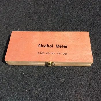 4 KS Hustoměr Alcoholmeter Nastavení 0 až Alkoholu Metr Tester+Teploměr na Víno Koncentrace Alkoholu Metr Nástroj