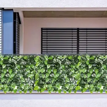40X60CM Umělý List, Plot Panel Soukromí Plot Obrazovce Umělé Zahradní Rostlina Plot Home Dekor Zeleně Pozadí Stěny