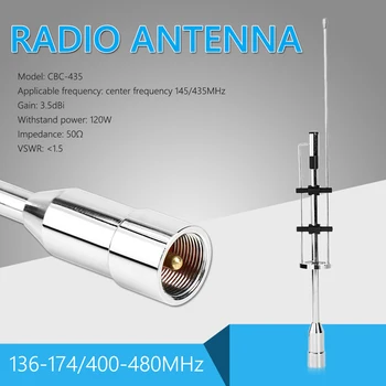 435MHz Mobilní Rádiové Antény Anténa CBC-435 145MHz s PL-259 UHF Konektor Samec, Unikátní Části Přenosné Auto Ozdoby