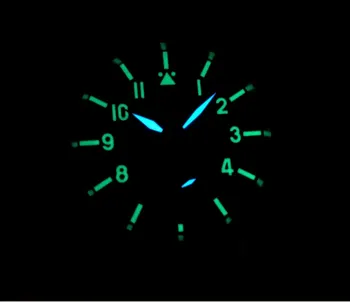 47mm GEERVO černý ciferník Asijské 6498 17 jewels Mechanické Ruční Vítr hnutí pilot pánské hodinky svítící Mechanické hodinky 14A