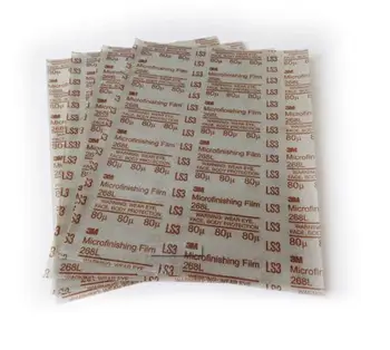 4ks Brusný papír 268L Prémiové Kvality Lapovací Film Přesností Leštění Lepidlo Smirkový papír pro kovový ventil
