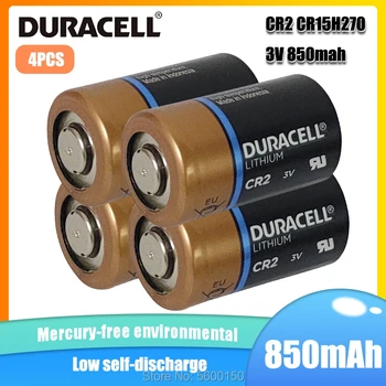 4KS DURACELL CR2 CR15H270 CR15270 5046LC KCR2 3V Lithiová Baterie Pro Fotoaparát, Měřič Alarm Servo Motor Suchý Primární Baterie