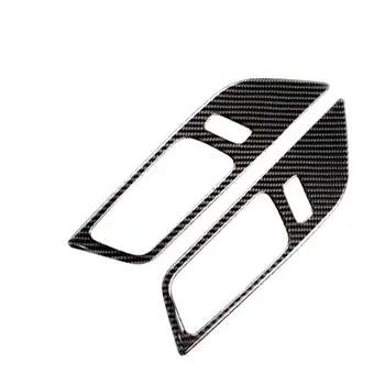 4ks Nové Carbon Fiber kliky Dveří Mísy Kryt Střihu Sada Pro Ford Mustang+ Auto Dekorace Interiéru Sada