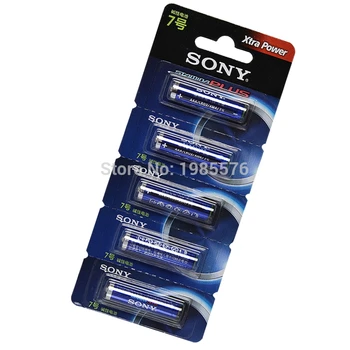 4KS Originální Sony 1,5 V AAA Alkalické Baterie LR03 AM4 Pro Elektrický kartáček na zuby Hračka Svítilna Myš hodiny Suché Primární Baterie