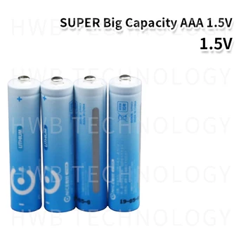 4pack Zbrusu Nový PĚKNÝ SUPER Lithium 1,5 V Velké Kapacity Baterie AAA Kvalita 5 let Záruka doprava Zdarma