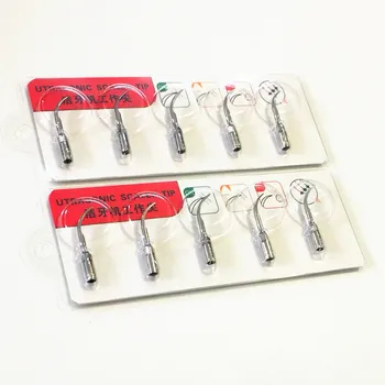 5 ks G1 + 5 ks P1 Zubní Škálování Perio Tipy pro woodpecker, EMS Ultrazvukový Scaler Násadec tip na Bělení Zubů