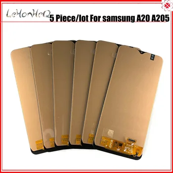 5 ks/lot incell displej LCD S Rámečkem Pro SAMSUNG Galaxy A20 2019 A205/DS A205F A205FD A20 Displej Dotykový Displej Digitizer Shromáždění