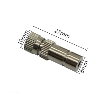 50 Ks 0.2-0.6 mm Slip Lock pro Rychlé připojení 8mm Nízký Tlak Copper Anti-drip Mlha Mlžení Trysky 5~20Bar Zavlažování Postřikovače