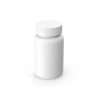 50ks 100 ml 100 g medicinální HDPE Bílé Prázdné Pilulku Láhev Kapsle Kontejner s CRC Čepice