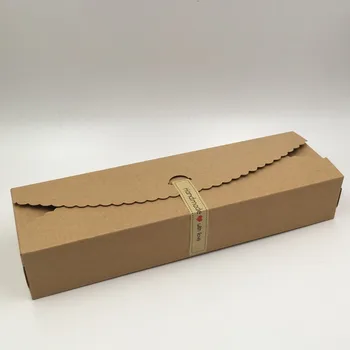 50ks/lot Bílé a hnědé Papírové Krabice na Vánoční Party Laskavosti Svatební Cukroví Dárek Řemeslo Svíčka Balíček Lepenkové Krabice