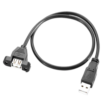 50ks/mnoho 50CM/100CM/300CM USB2.0 Samice na USB 2.0 A Samec montáž na panel Rozšíření Synchronizační Kabel Kabel