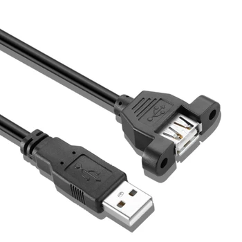 50ks/mnoho 50CM/100CM/300CM USB2.0 Samice na USB 2.0 A Samec montáž na panel Rozšíření Synchronizační Kabel Kabel