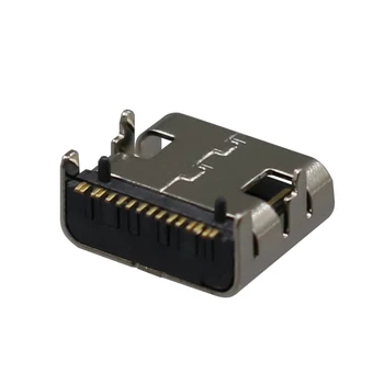 50ks USB 3.1 Typ C 4Legs 16 Pin Female Zásuvka PCB Pájecí Konektor SMT