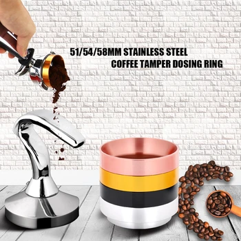 51/54/58MM Hliníkové IDR Inteligentní Dávkovací Kroužek Profilter Oceli Káva Tamper Vaření Mísy mletá Káva Espresso Barista Nástroje