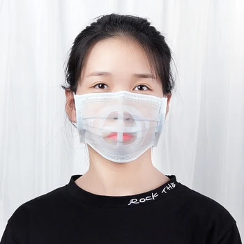5ks 3D Maska na Obličej držák Držák Rtěnky Ochranu Dospělé Muži Ženy Prachotěsný Masky Respirato Prodyšný Opakovaně použitelné masky Držák
