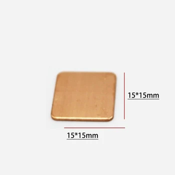 5kusů/mnoho Mědi Podložka Chladič Thermal Pad GPU CPU Notebooku tloušťka 0,1 mm 0,3 mm 0,4 mm 0,5 mm 0,6 mm 0,8 mm 1 mm 1,2 mm 1,5 mm 1,8 mm 2 mm