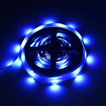 5M RGB Led SMD Flexibilní Světlo, Zářivka+44 klíčové IR Dálkový Ovladač Stuha Fialové Flexibilní Pásky lampa pro DJ Fluorescence
