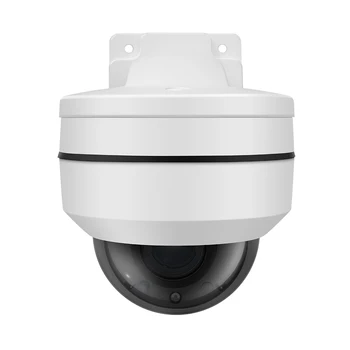 5MP MINI Dome PTZ IP Kamery Venkovní 2.8-12mm Motorizovaný Objektiv 4x Zoom Dohled ONVIF Vodotěsné POE Bezpečnostní Kamery Camhi APLIKACE