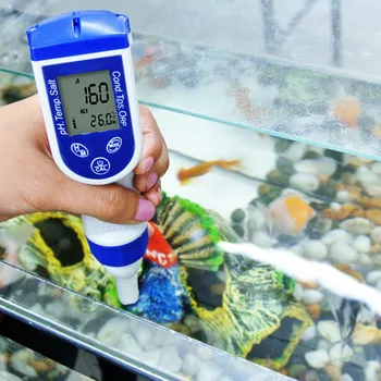 6-v-1 Pero typ Kvality Vody Metr pH, Teplota, Vodivost ES TDS Sůl Tester volitelné ORP ( Made in Taiwan )