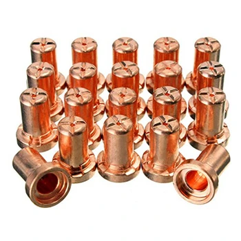 60 Ks/Set Keramická + red copper Vzduchu Plazmový Řezací Fréza Spotřebního materiálu, Rozšířenou ŠPIČKU Trysky Elektroda pro PT31 LG40 Hořák CUT-5