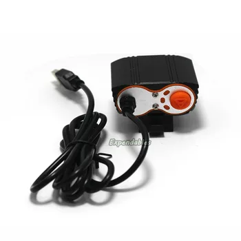 6000lm 2*XML T6 LED 5V Mini Přední Kolo, Cyklistika Světlomet Bike světlo USB 4 Režim hlava Svítilny svítilna osvětlení