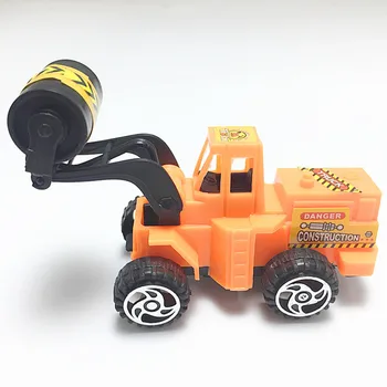 6ks Figurek Inženýrství Truck Model Stavebních Vozidlo, Vysokozdvižný vozík, Bagr, Nakladač Figurky, Hračky, Mini-Dárek pro Děti Chlapci