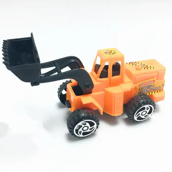 6ks Figurek Inženýrství Truck Model Stavebních Vozidlo, Vysokozdvižný vozík, Bagr, Nakladač Figurky, Hračky, Mini-Dárek pro Děti Chlapci
