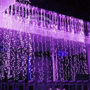 6m * 3m Venkovní Led Řetězec Víla světla Vánoční Svatební Party Holiday Garden 600 LED Závěs Světla Dekorace EU, USA, AU, UK Noel