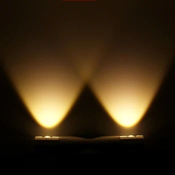 6W moderní nástěnné svítidla 360 stupňů rotace LED nástěnné světlo, svítidla čtení nástěnné svítidlo/zrcadla, osvětlení/schodiště, světlo, vysoký jas