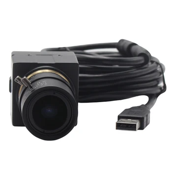 720P USB Kamera OV9712 CMOS 2.8-12mm, manuální varifokální CS Mount objektiv strojového vidění CCTV Video usb web kamery
