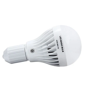 7W E27 LED Žárovka Dobíjecí Nouzové LED Světlo žárovky Pro Domácí Ložnice AC 85-265V IR Dálkové Ovládání Bílé