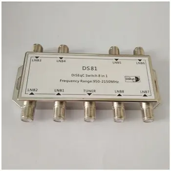8x1 8/1 DiSEqC Přepínač Sat Distributor Přepínač pro 8 družic
